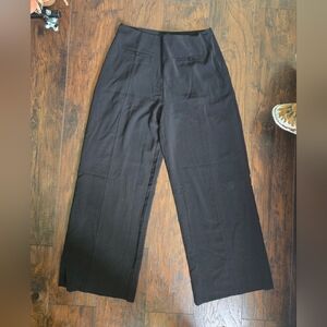 Lulu's Black Wide-Leg Dress Pants